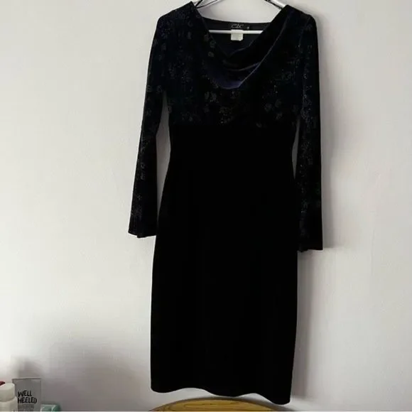 Vintage | Dresses | Vintage 9s Cdc Embellished Velvet Cowl Neck Dress 6 | Poshmark Vintage | Dresses | Vintage 9s Cdc Embellished Velvet Cowl Neck Dress 6 | Poshmark